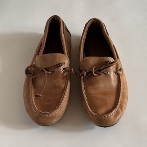 Men's Sperry Tan Leather Loafers - 9 wide